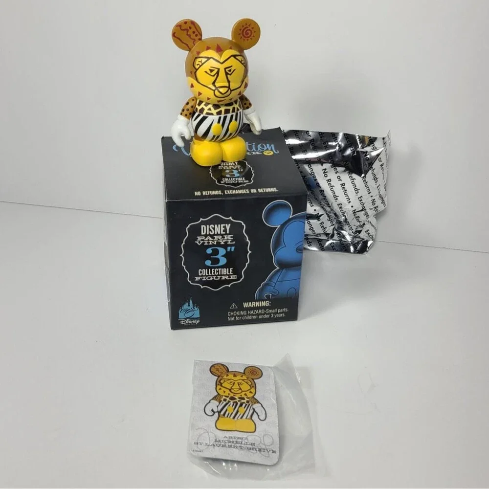 DISNEY Vinylmation 3" Park Set 2 Festival of the Lion King with Box and Card - Picture 3 of 12